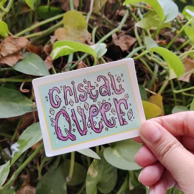 Cristal Queer sticker